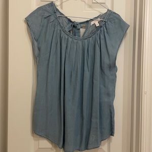 Lauren Conrad Denim Colored Shirt
